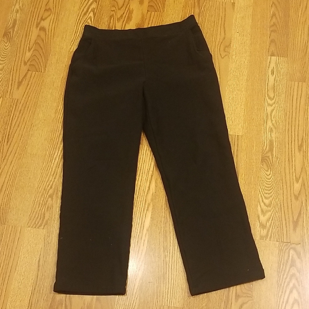 L.L. Bean Women's Black Straight Leg Pants